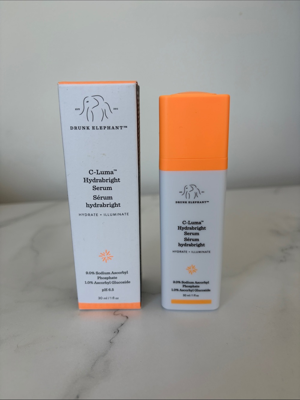 Drunk Elephant C-Luma Hydrabright Serum - 30mL / 1oz Full Size NIB